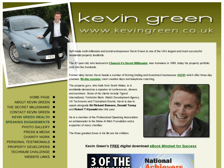 www.kevingreensecretmillionaire.com