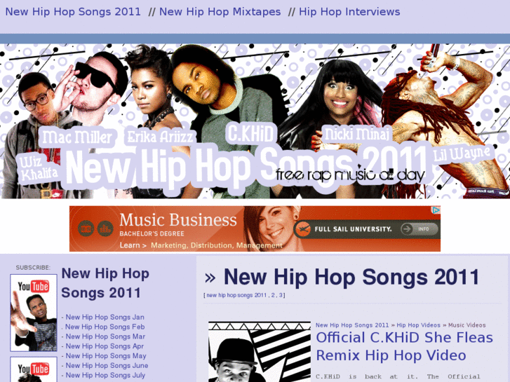 www.newhiphopsongs2011.com