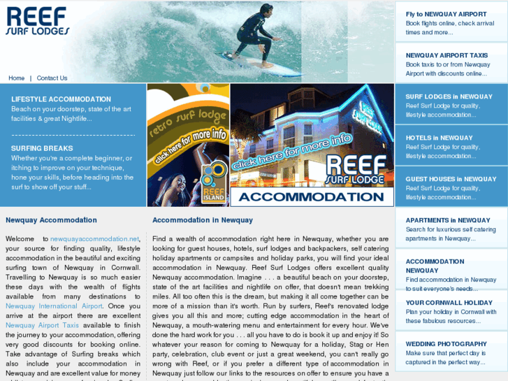 www.newquayaccommodation.net