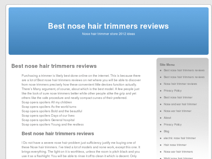 www.nosehair-trimmer.com