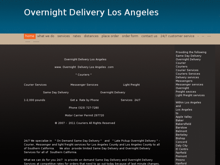 www.overnightdeliverylosangeles.com