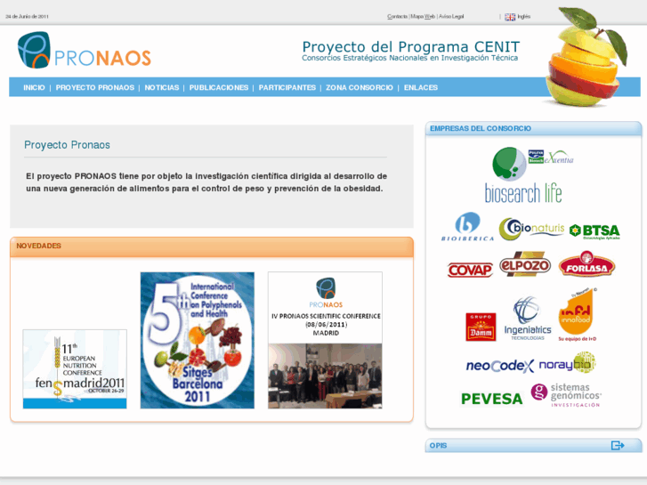 www.proyectopronaos.es