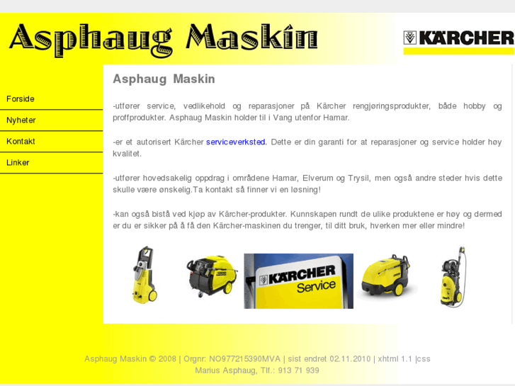 www.asphaug-maskin.no