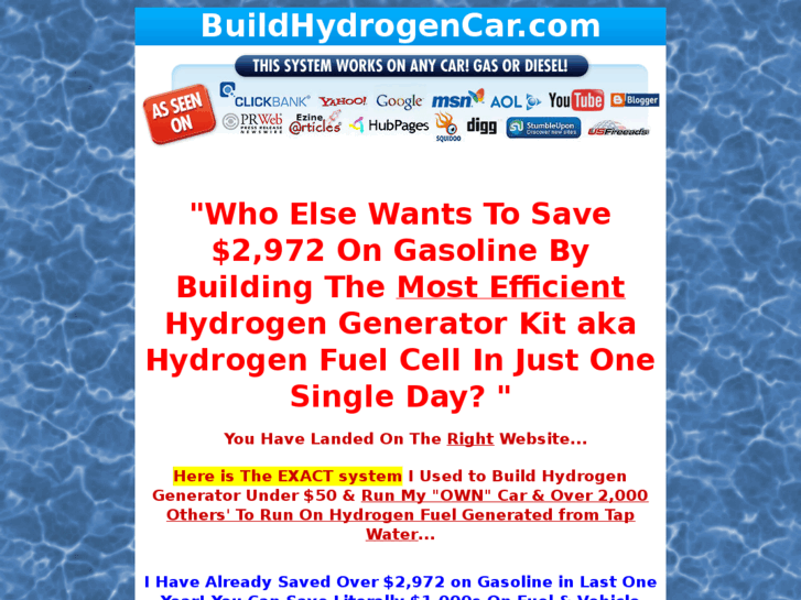 www.buildhydrogencar.com