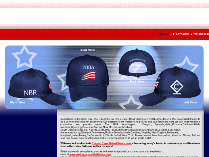 www.customcapsunitedstates.com