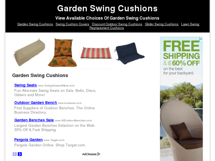 www.gardenswingcushions.com