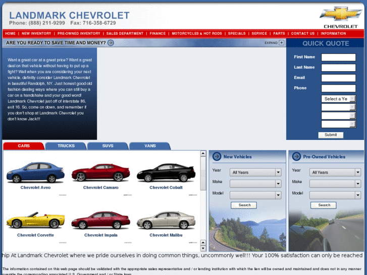 www.landmarkchevrolet.net