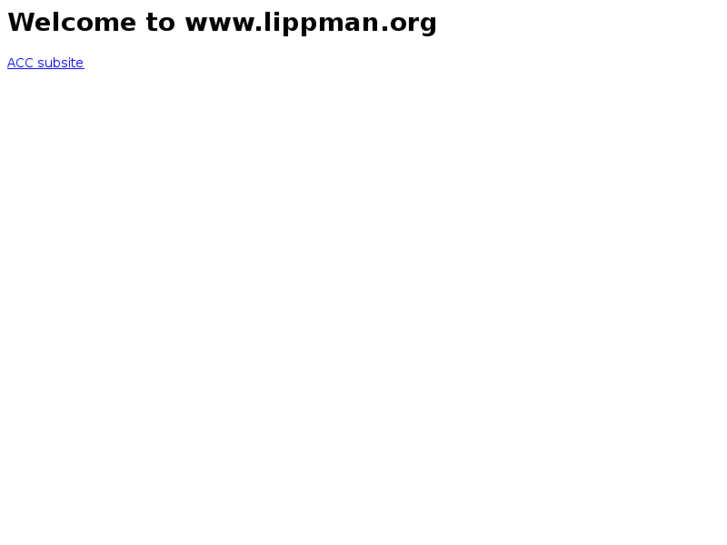 www.lippman.org