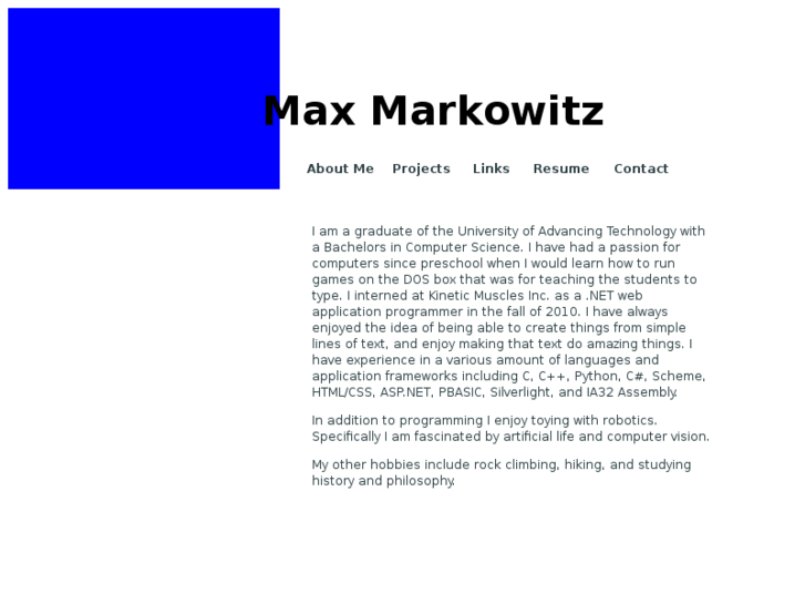 www.maxmarkowitz.com
