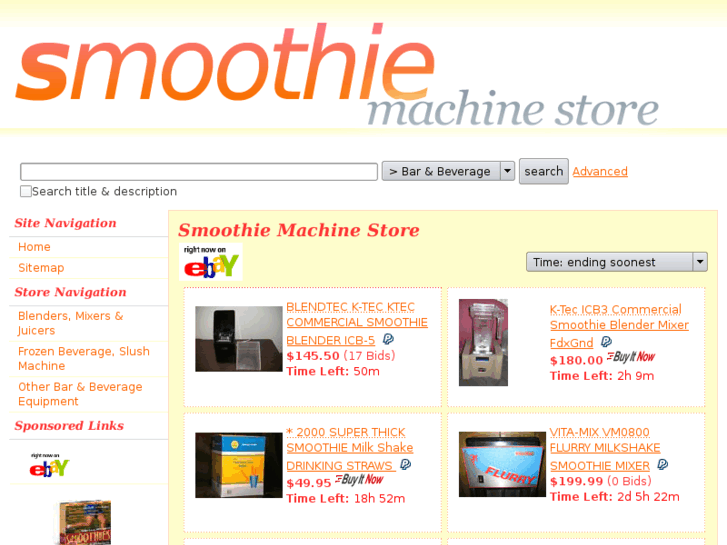 www.smoothiemachinestore.com