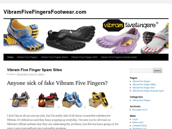 www.vibramfivefingersfootwear.com