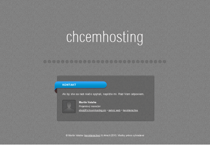 www.chcemhosting.sk