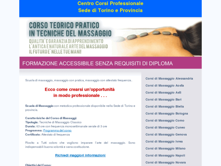 www.corsodimassaggi.com