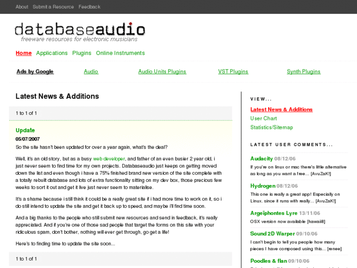 www.databaseaudio.co.uk