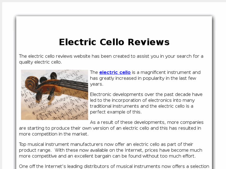 www.electriccelloreviews.com