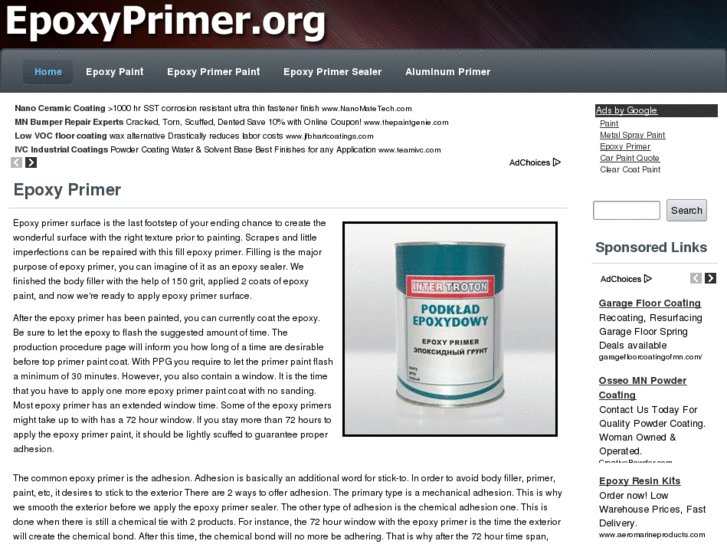 www.epoxyprimer.org