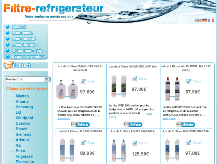 www.filtres-refrigerateur.net