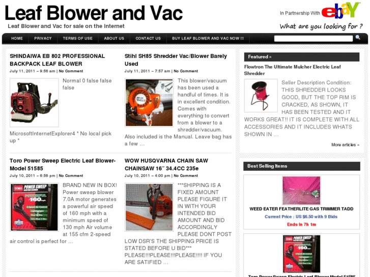 www.leafblowerandvac.com