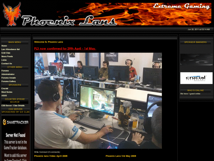 www.phoenixlans.co.uk