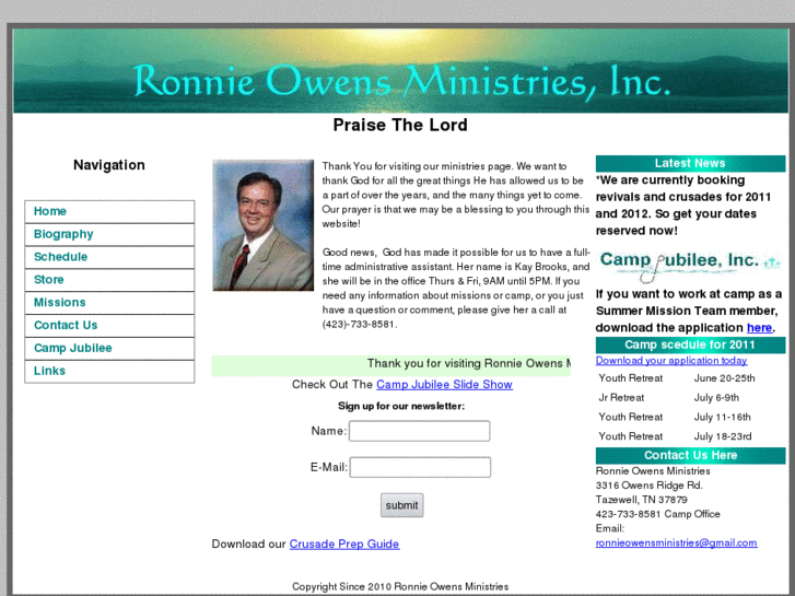 www.ronnieowensministries.com