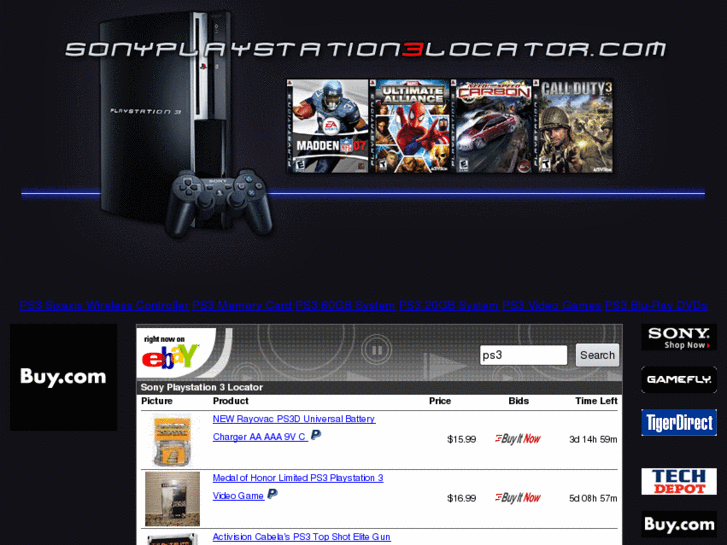 www.sonyplaystation3locator.com