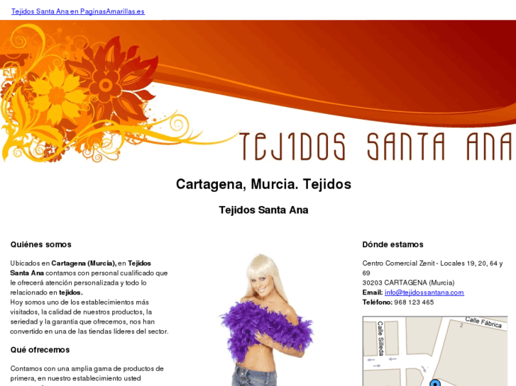 www.tejidossantana.com