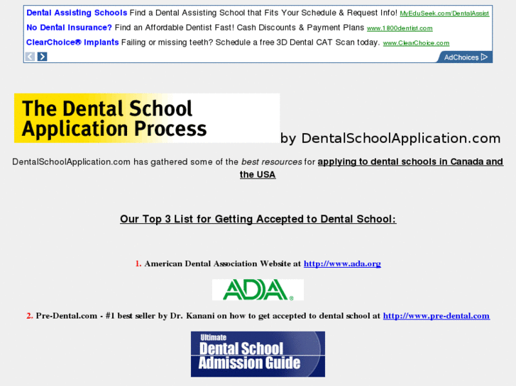 www.dentalschoolapplication.com