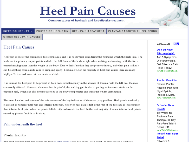 www.heelpaincauses.net