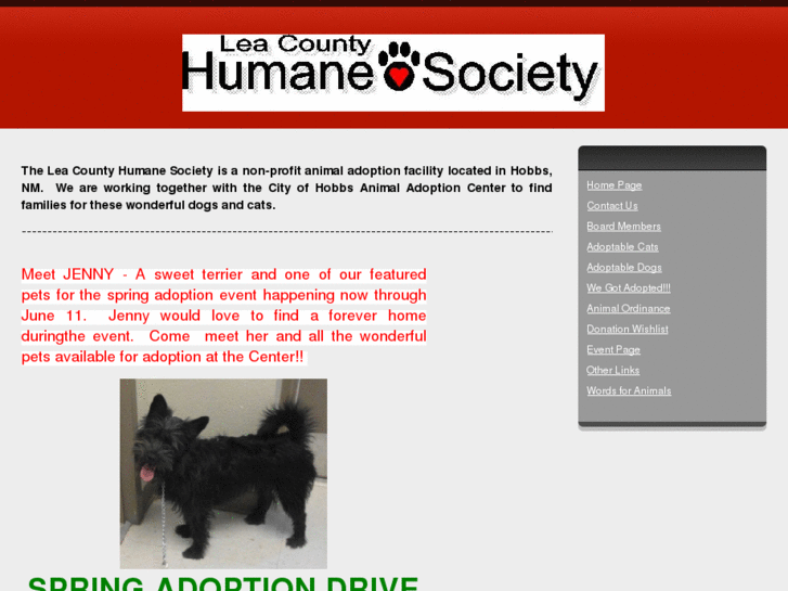 www.leacountyhumanesociety.org