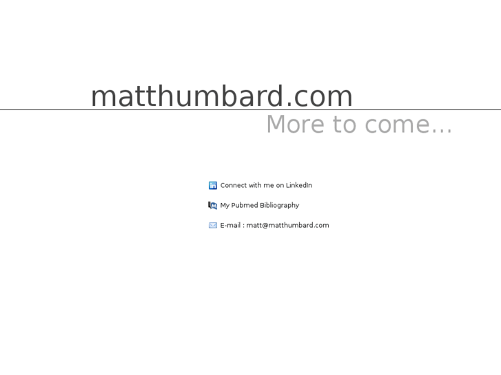 www.matthumbard.com