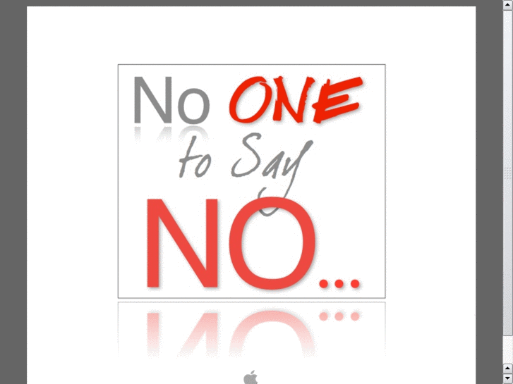 www.noonetosayno.com