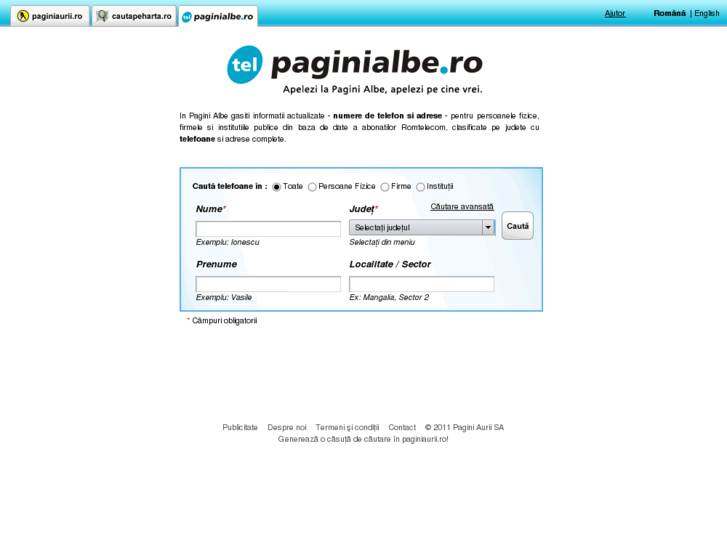 www.paginialbe.ro