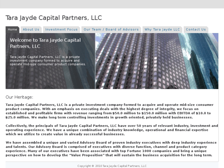 www.tarajaydecapitalpartners.com