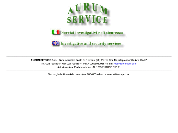 www.aurumservice.it