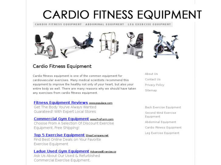 www.cardiofitnessequipment.net