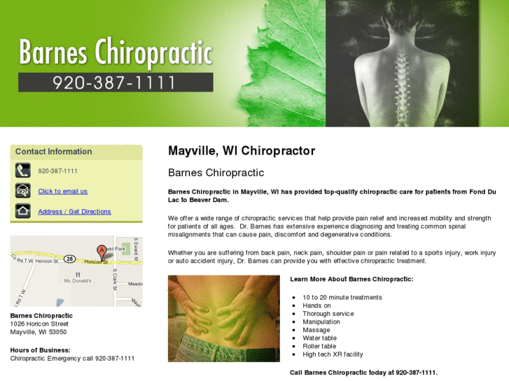 www.chiropractormayville.com