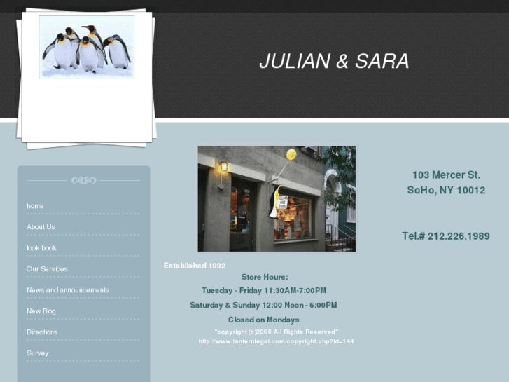 www.julianandsara.com