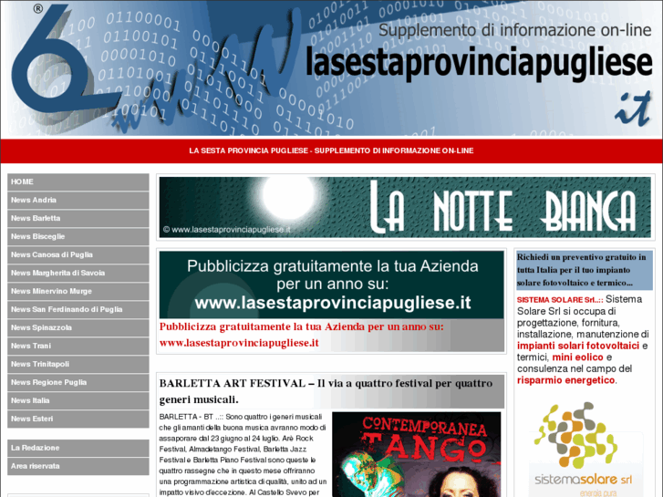 www.lasestaprovinciapugliese.it