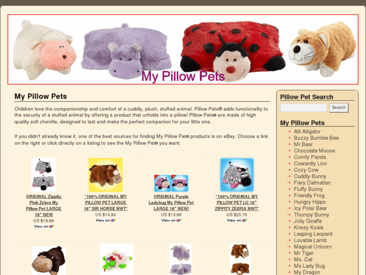 www.pillowtoys.info