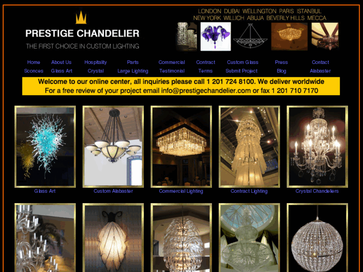 www.prestigechandelier.com