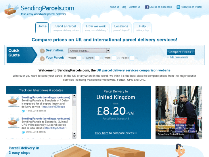 www.sendingparcels.com