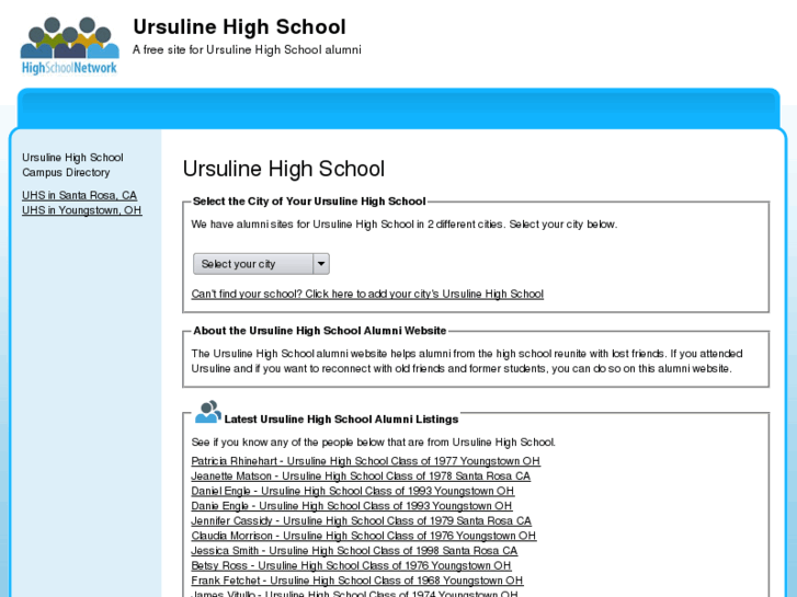 www.ursulinehighschool.net