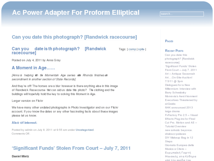 www.acpoweradapterforproformelliptical.info