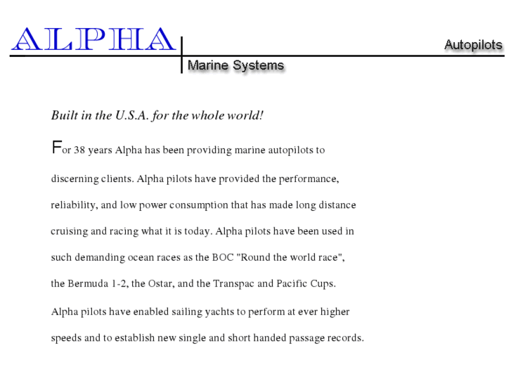 www.alphamarinesystems.com