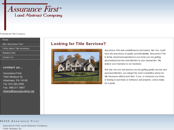 www.assurancefirst.net