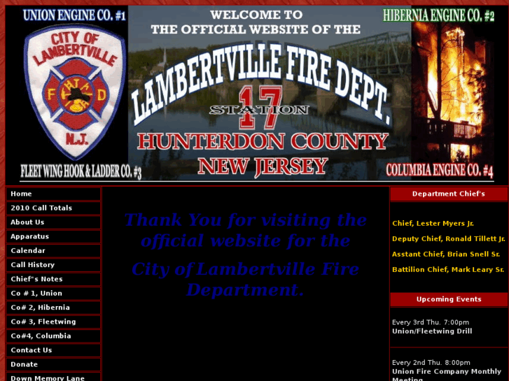 www.cityoflambertvillefiredepartment.com