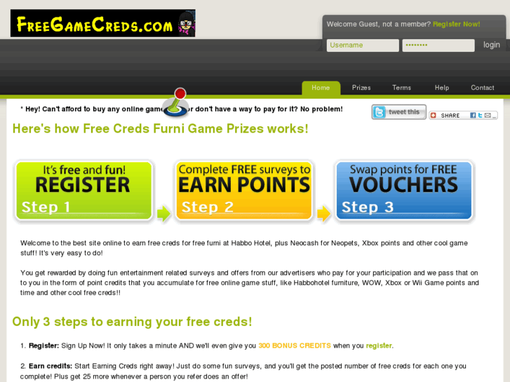 www.freegamecreds.com