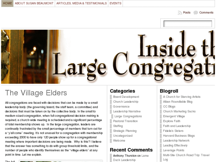 www.insidethelargecongregation.com