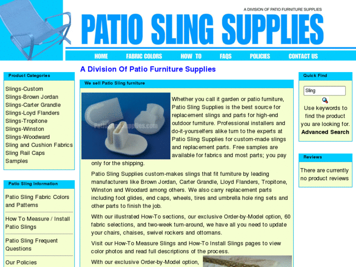 www.patioslingsupplies.com
