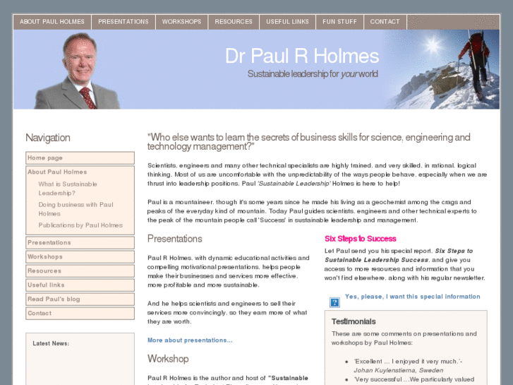 www.paulholmes.eu